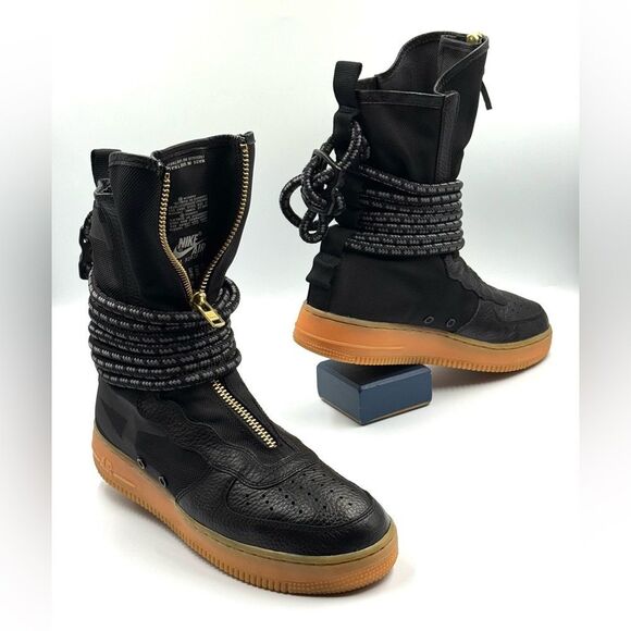 Nike SF Air Force 1 High 'Black Gum' - Picture 1 of 10